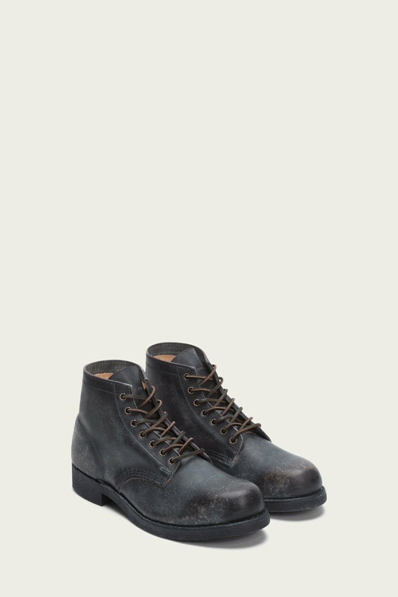 Black Frye Prison Men Lace Up Boots | YNKS12370