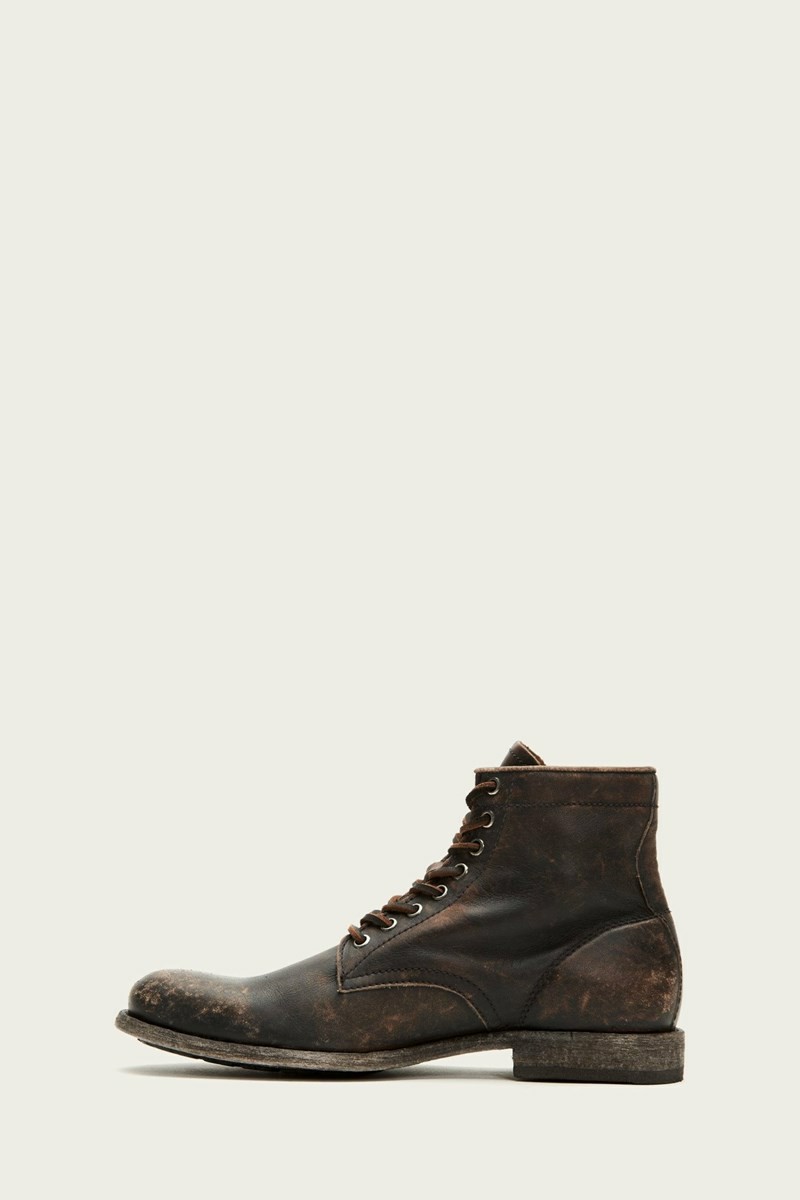 Black Frye Tyler Men Lace Up Boots | BVYE17869