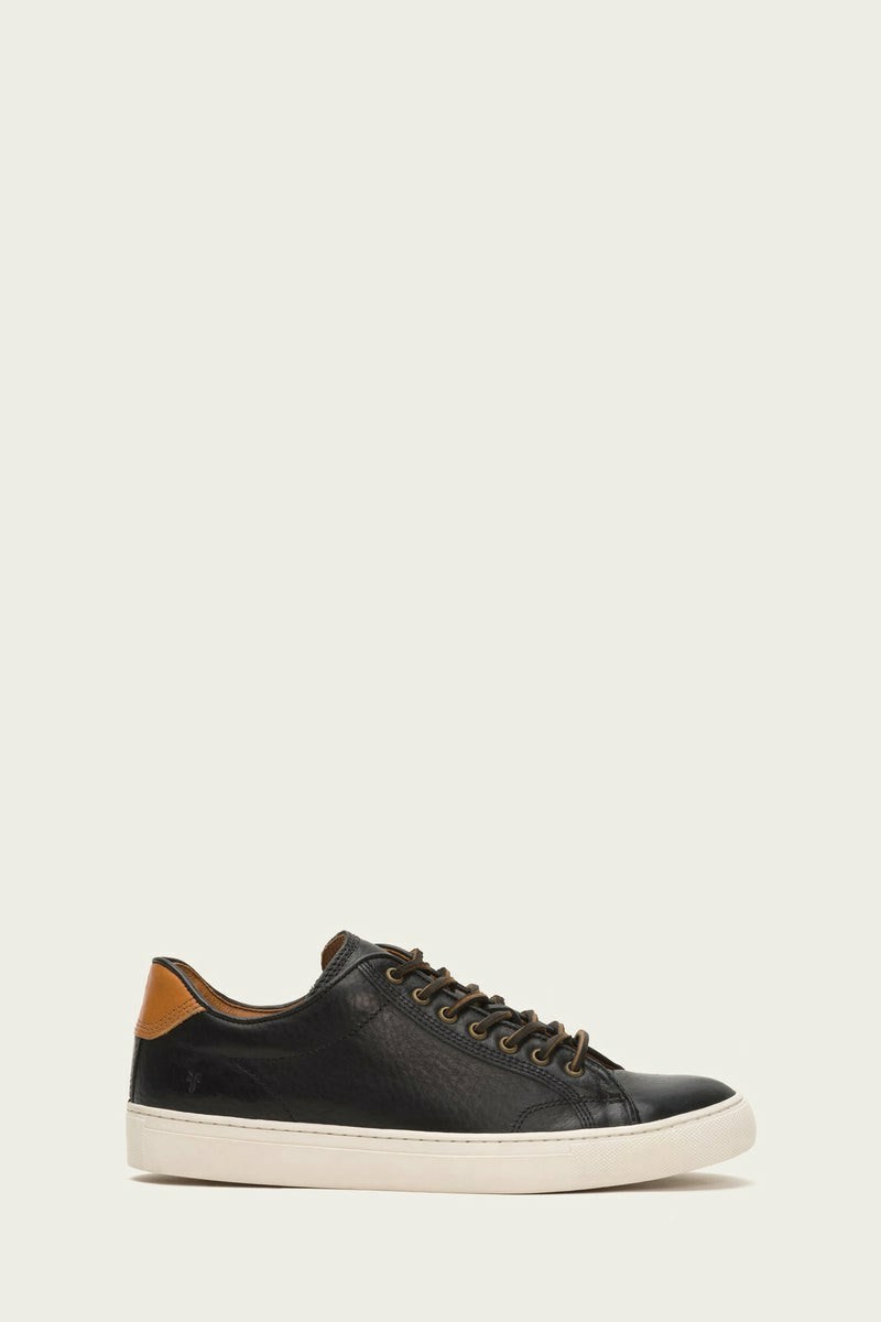 Black Frye Walker Low Lace Men Sneakers | YRMF40671