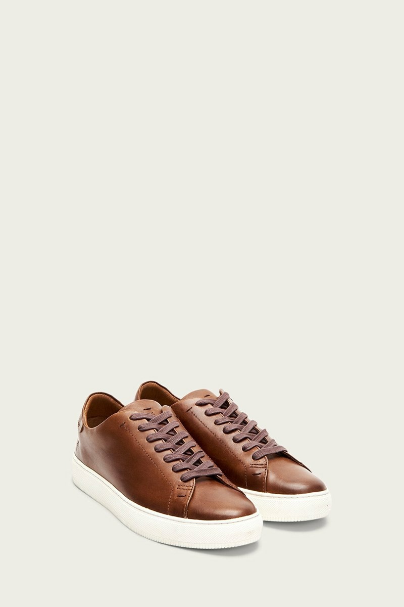 Brown Frye Astor Low Lace Men Sneakers | EBPI95073