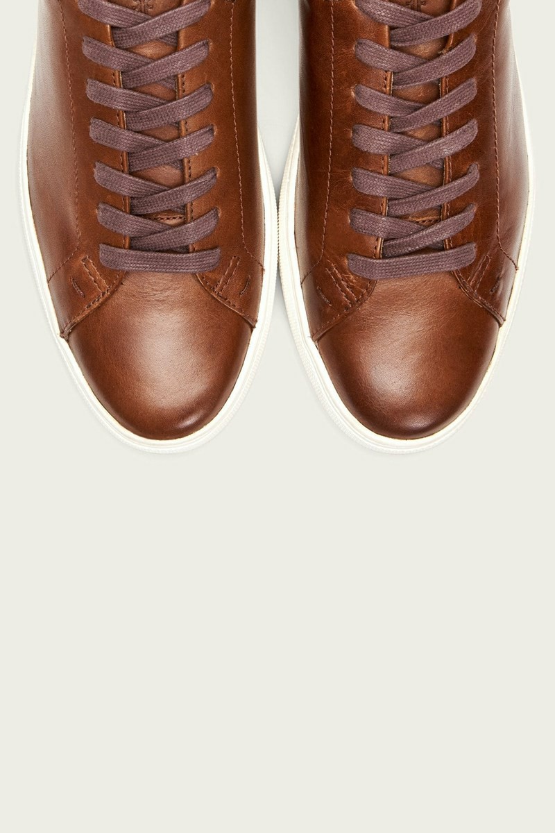 Brown Frye Astor Low Lace Men Sneakers | EBPI95073