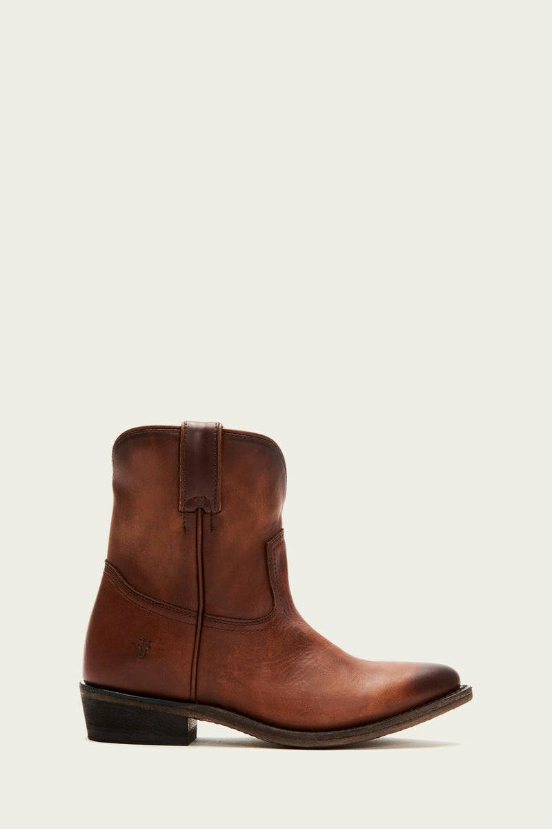 Brown Frye Billy Short Women Booties | CJPD73265