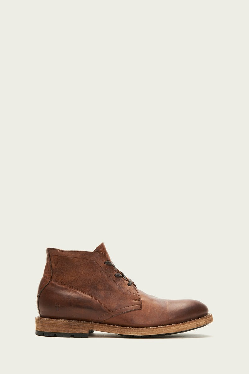 Brown Frye Bowery Chukka Men Lace Up Boots | AGUT51934