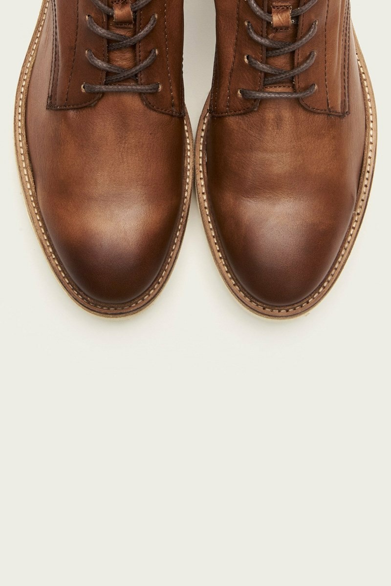 Brown Frye Bowery Light Men Lace Up Boots | IANV21870