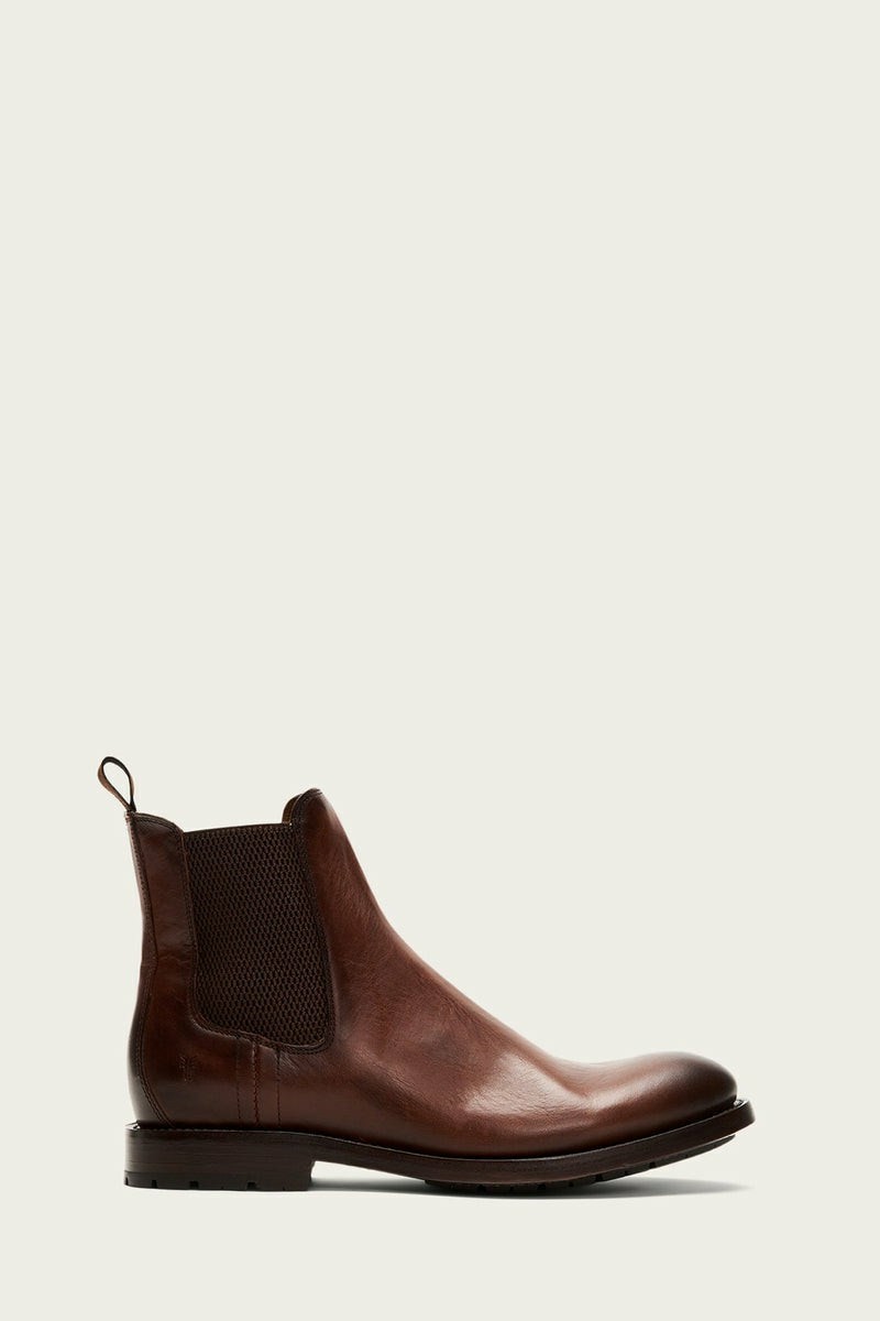 Brown Frye Bowery Men Chelsea Boots | FGRA89034