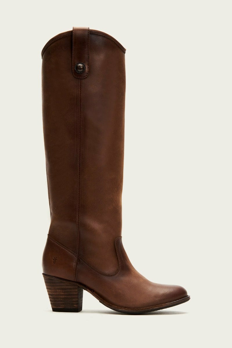 Brown Frye Jackie Button Women Knee-high Boots | BXOK76135