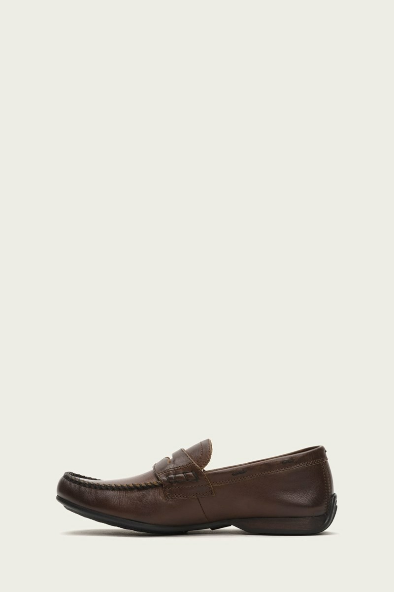 Brown Frye Lewis Penny Men Oxfords | LSBW30726