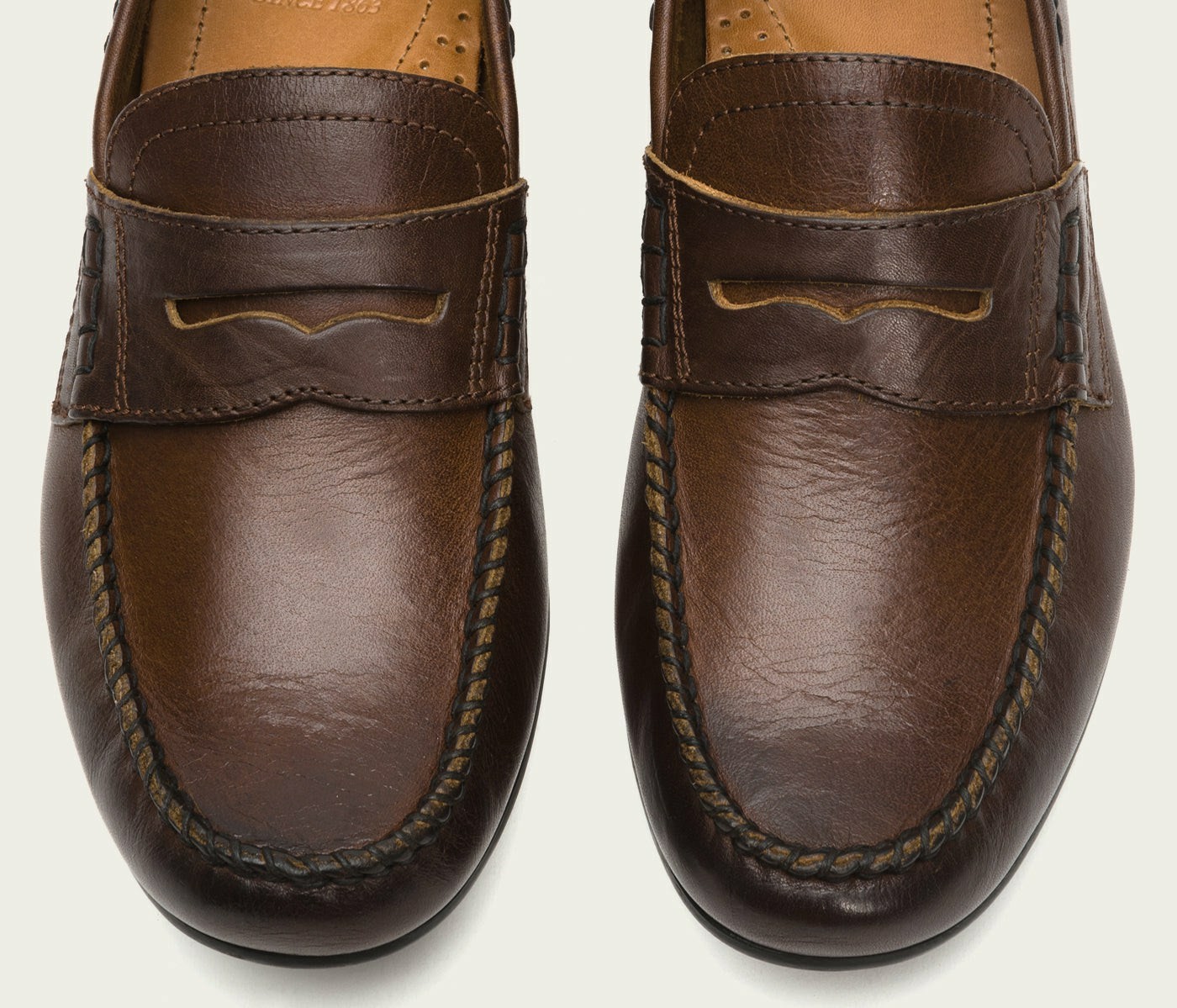 Brown Frye Lewis Penny Men Oxfords | LSBW30726