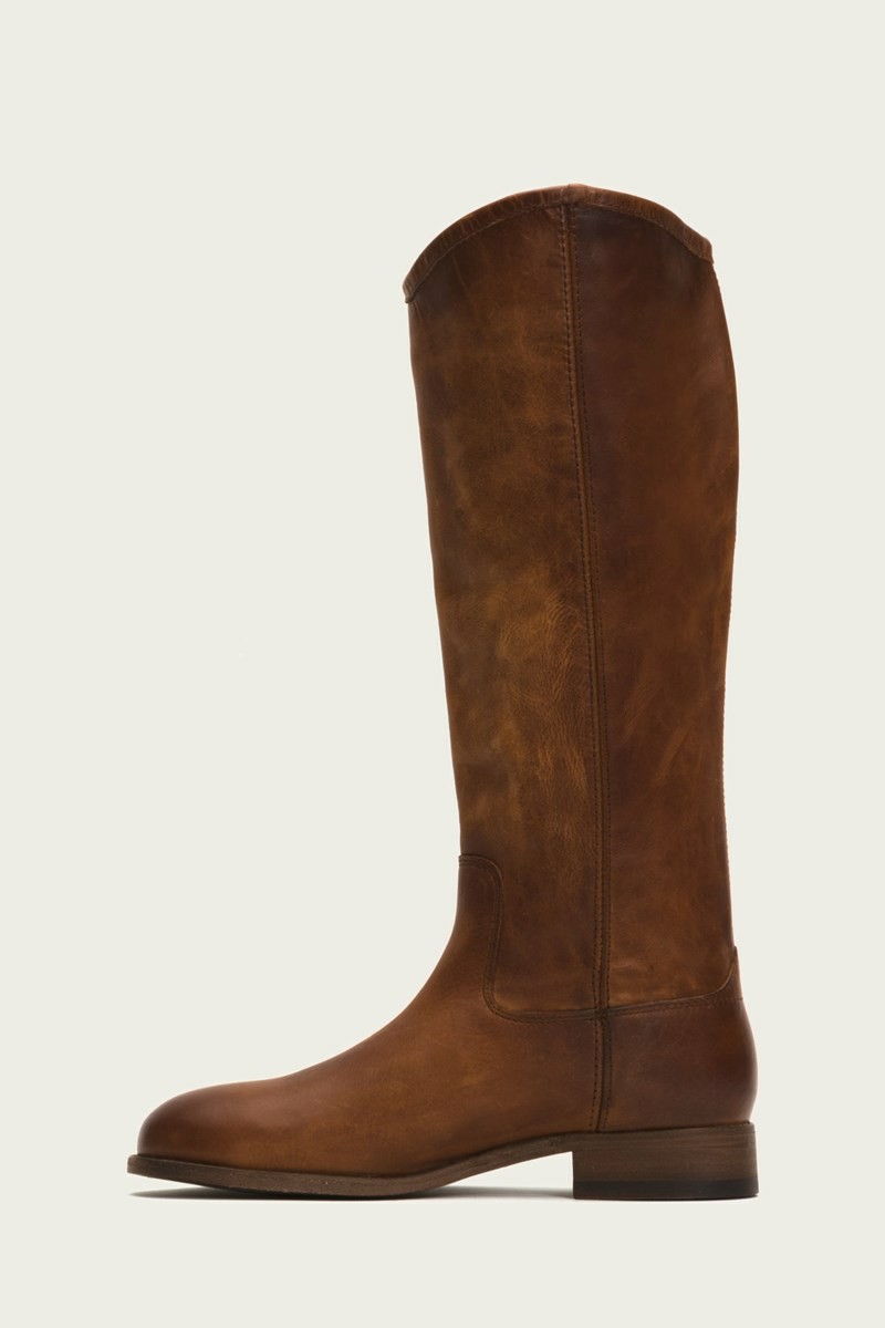 Brown Frye Melissa Button 2 Women Knee-high Boots | JTDH08935