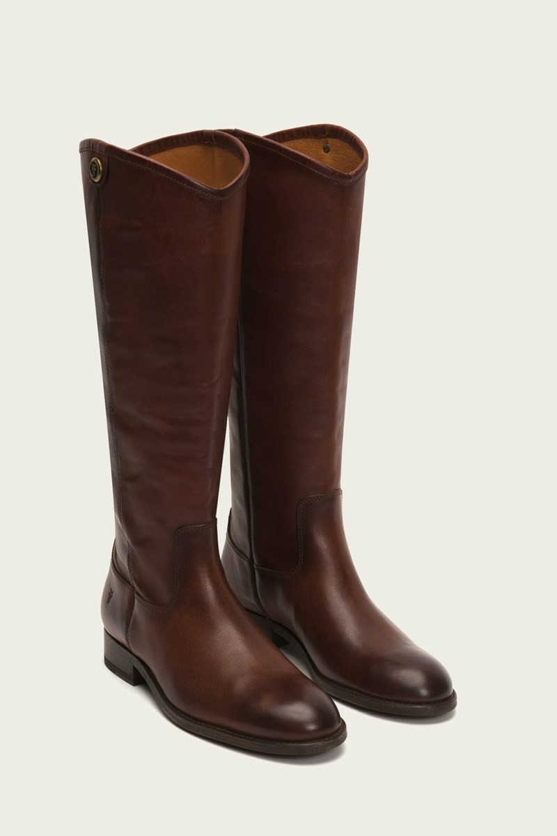 Brown Frye Melissa Button 2 Women Knee-high Boots | OSTB78925