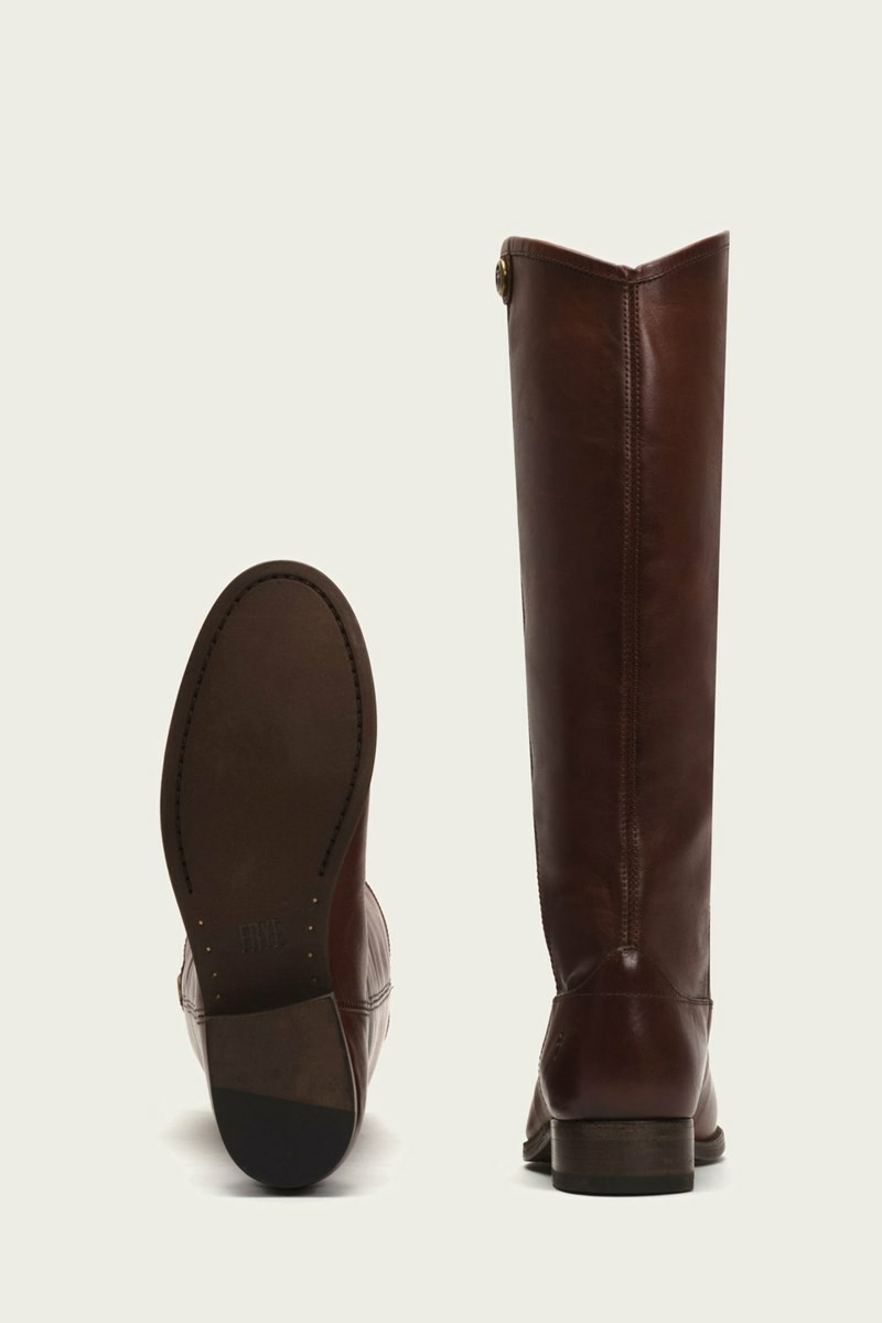 Brown Frye Melissa Button 2 Women Knee-high Boots | OSTB78925