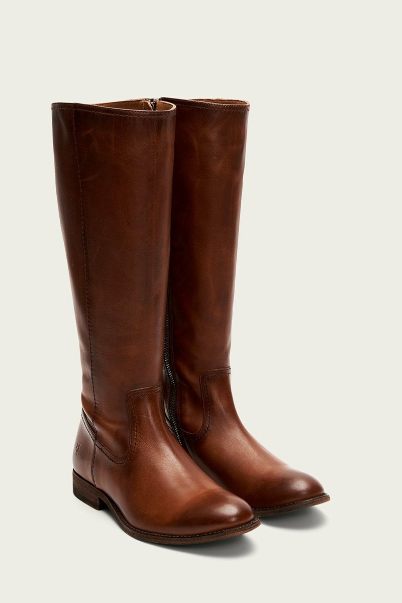 Brown Frye Melissa Inside Zip Tall Women Knee-high Boots | UFML14568