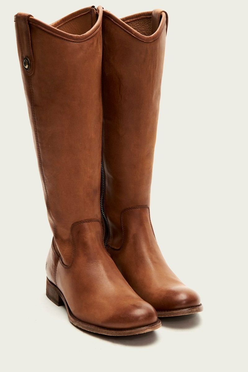 Brown Frye Melissa Inside Zip Women Knee-high Boots | XWGS49571