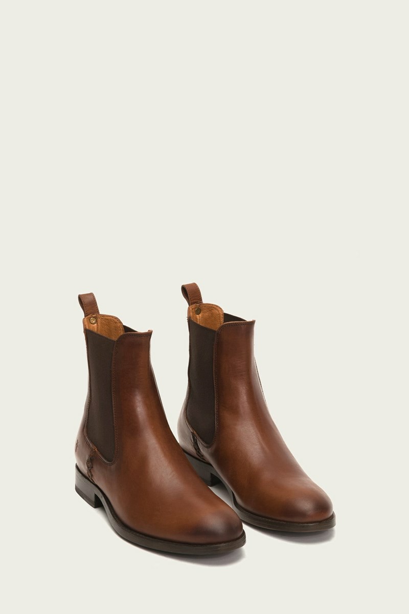 Brown Frye Melissa Women Chelsea Boots | UGBY03952