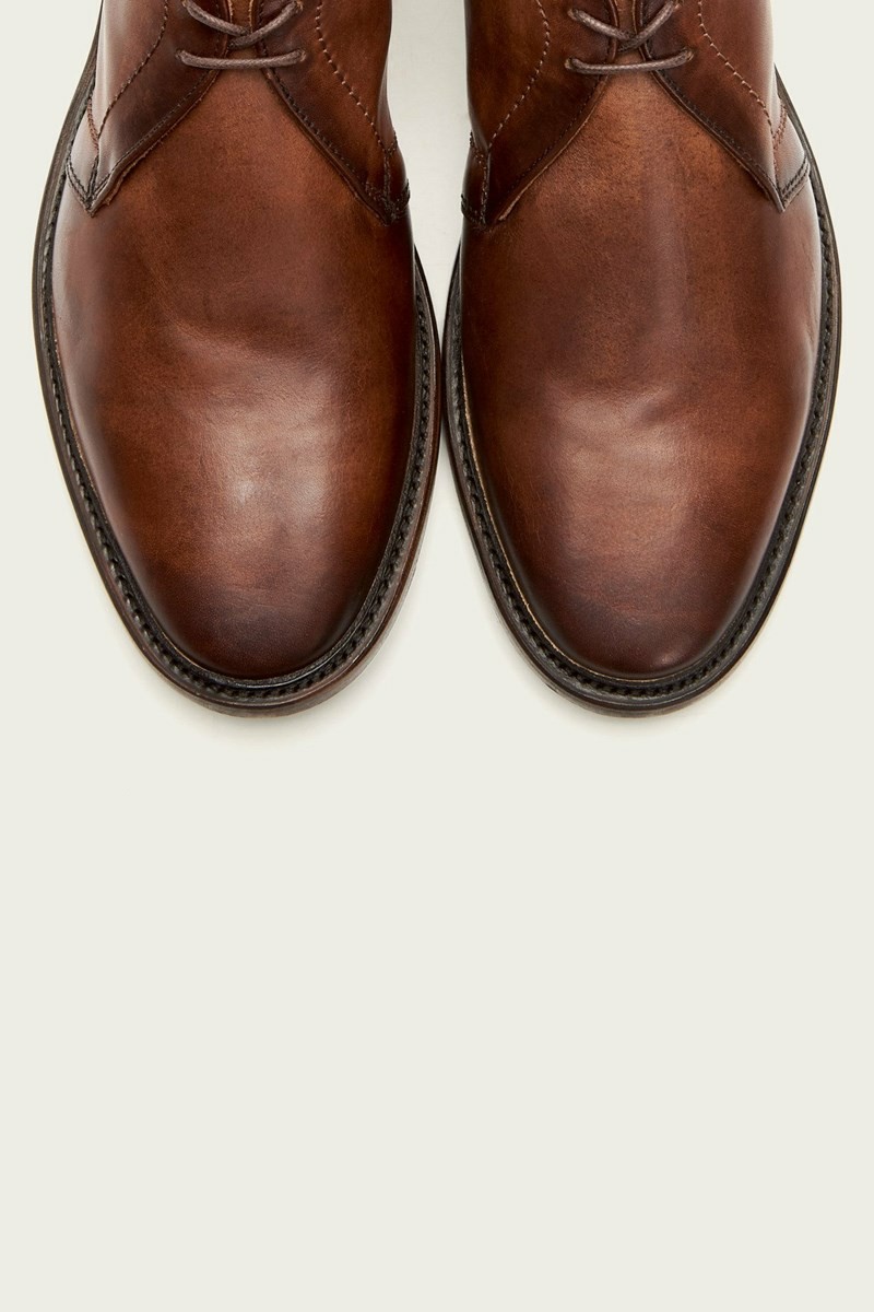 Brown Frye Paul Chukka Men Dress Shoes | BKHE71694