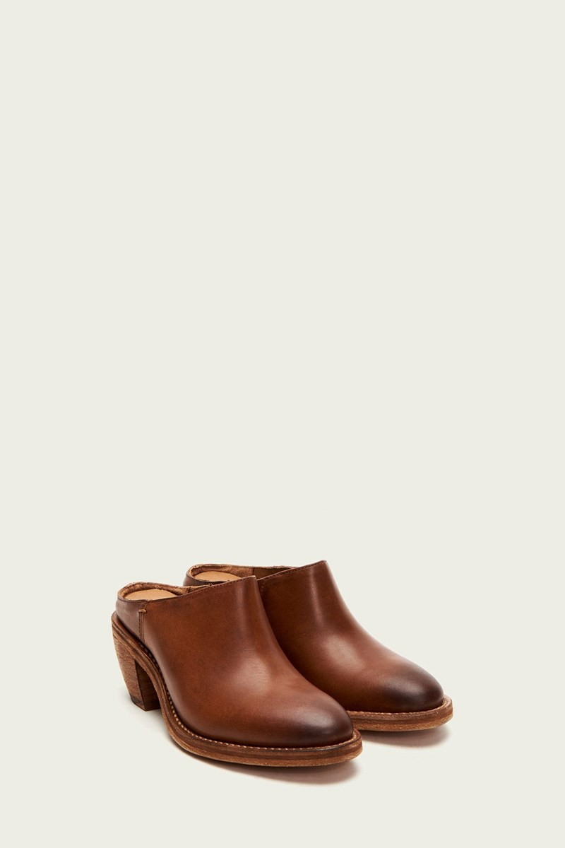 Brown Frye Rosalia Women Mules | EHGR62093