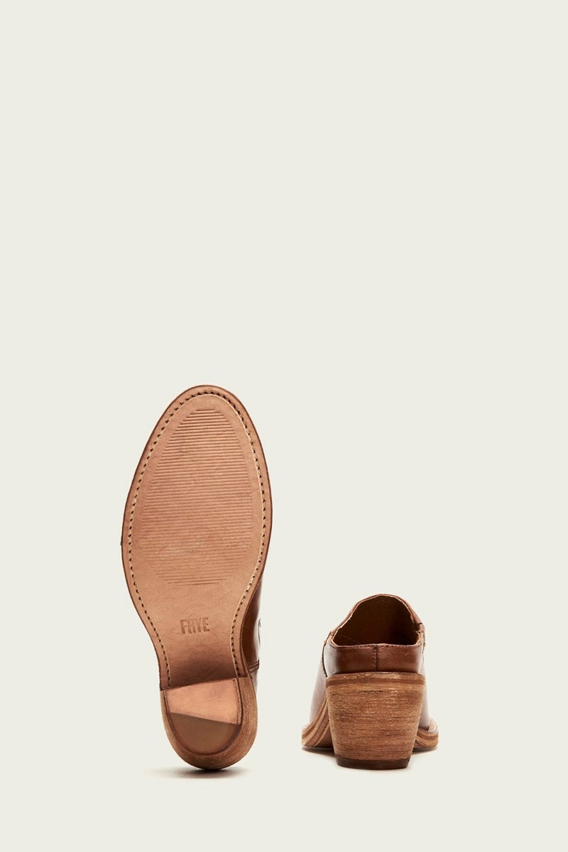 Brown Frye Rosalia Women Mules | EHGR62093