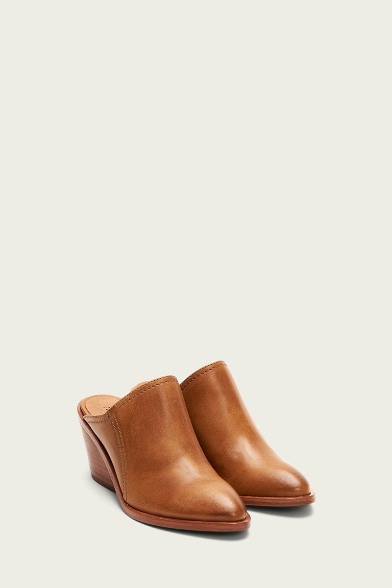 Brown Frye Serena Women Mules | MRXU10938