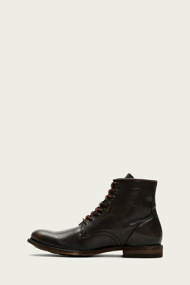 Brown Frye Tyler Men Lace Up Boots | KTYC51427