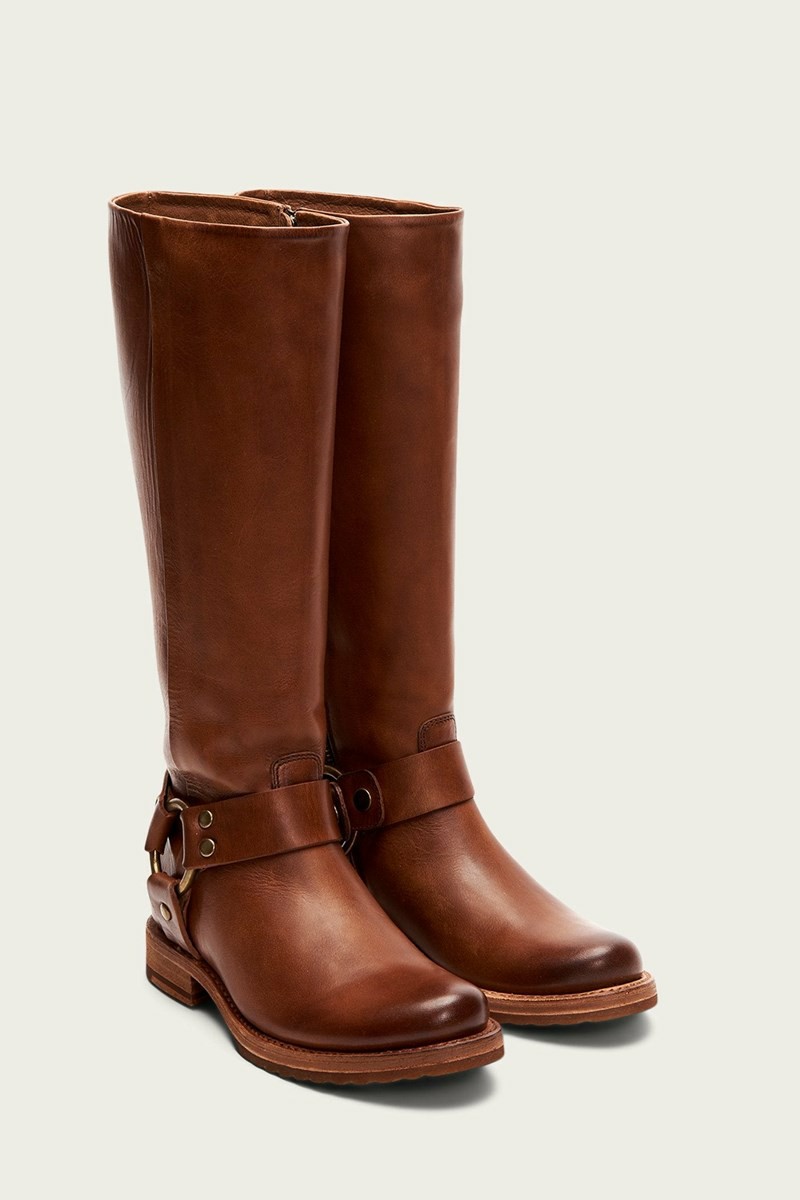 Brown Frye Veronica Harness Tall Women Knee-high Boots | HKXR29601