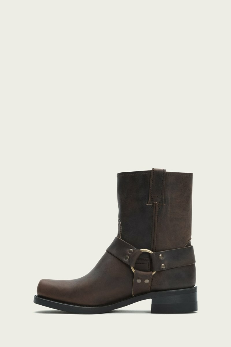 Chocolate Frye Harness-8R Men Western Boots | BJGF13467