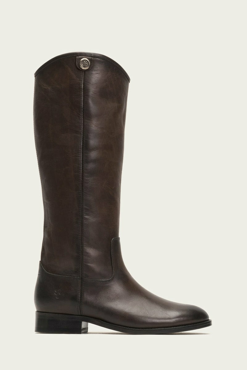 Chocolate Frye Melissa Button 2 Women Knee-high Boots | SQVC35846