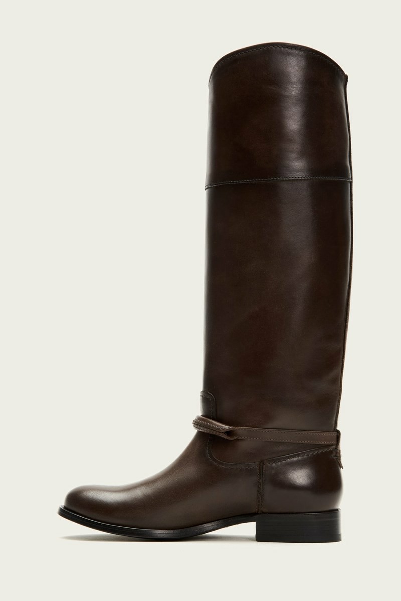 Chocolate Frye Melissa Seam Tall Women Knee-high Boots | MIKS76451