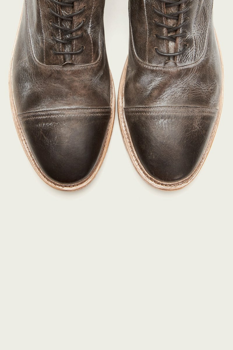 Chocolate Frye Paul Lace Up Men Dress Shoes | ORBL86057