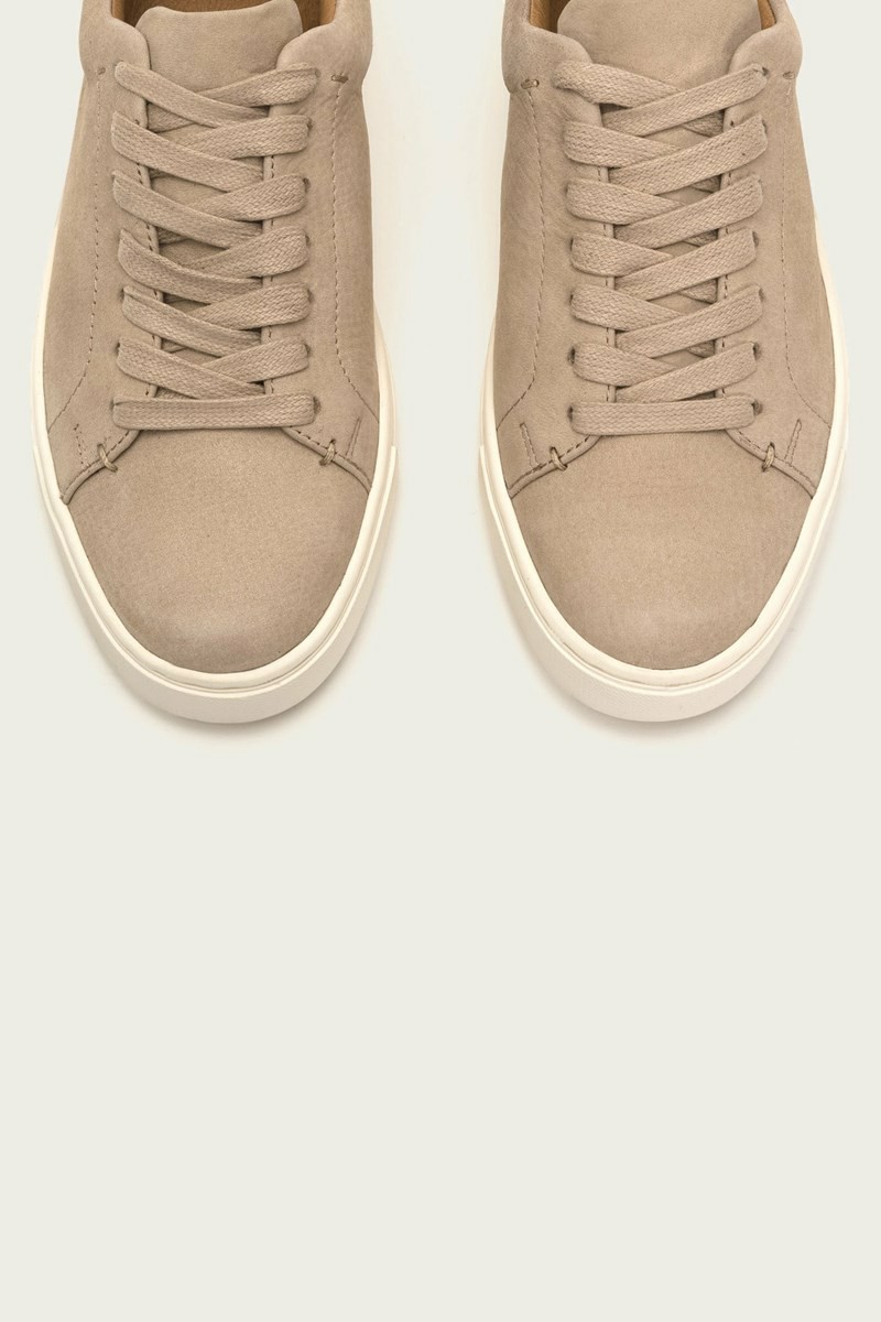 Grey Brown Frye Ivy Low Lace Women Sneakers | FXVQ83190