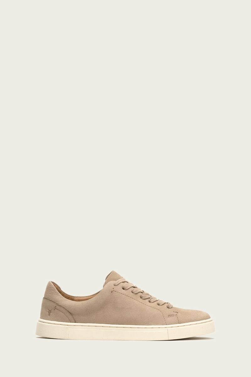 Grey Brown Frye Ivy Low Lace Women Sneakers | FXVQ83190