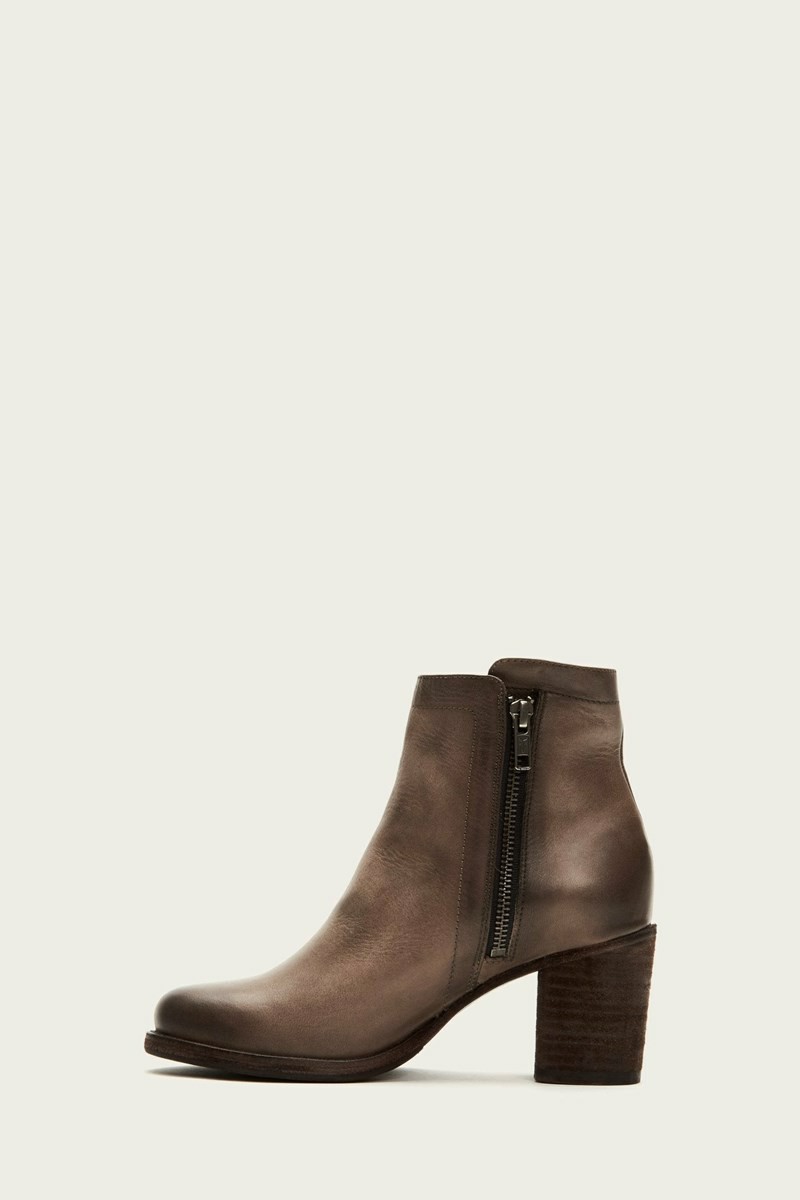 Grey Frye Addie Double Zip Women Ankle Boots | PREQ41385