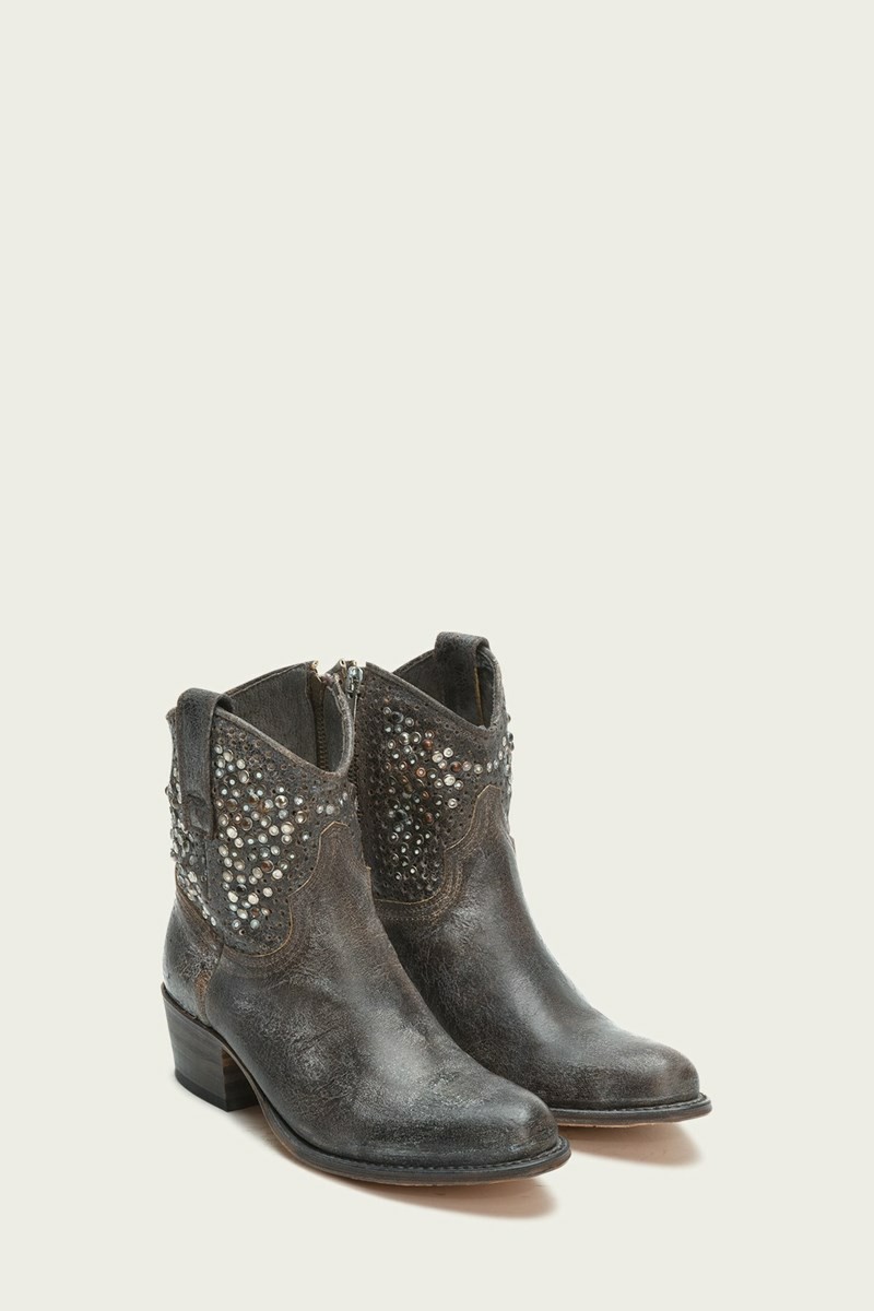 Grey Frye Deborah Studded Women Ankle Boots | DPWV27648