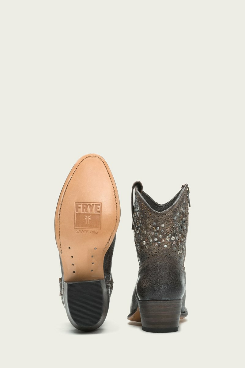 Grey Frye Deborah Studded Women Ankle Boots | DPWV27648