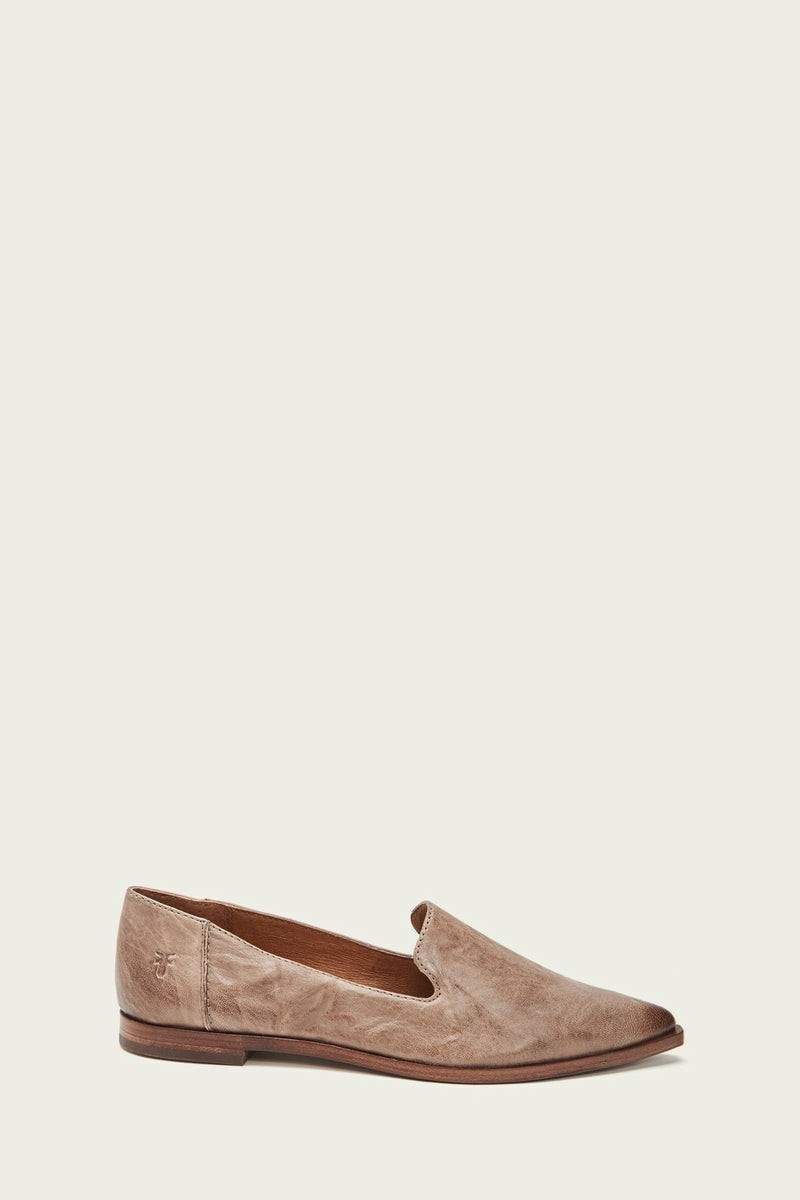 Grey Frye Kenzie Venetian Women Flats | ZKUF80765