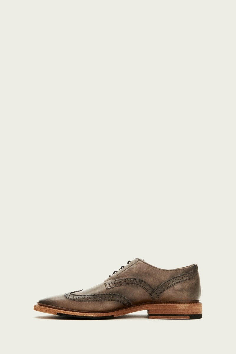 Grey Frye Paul Wingtip Men Oxfords | BLIS51047