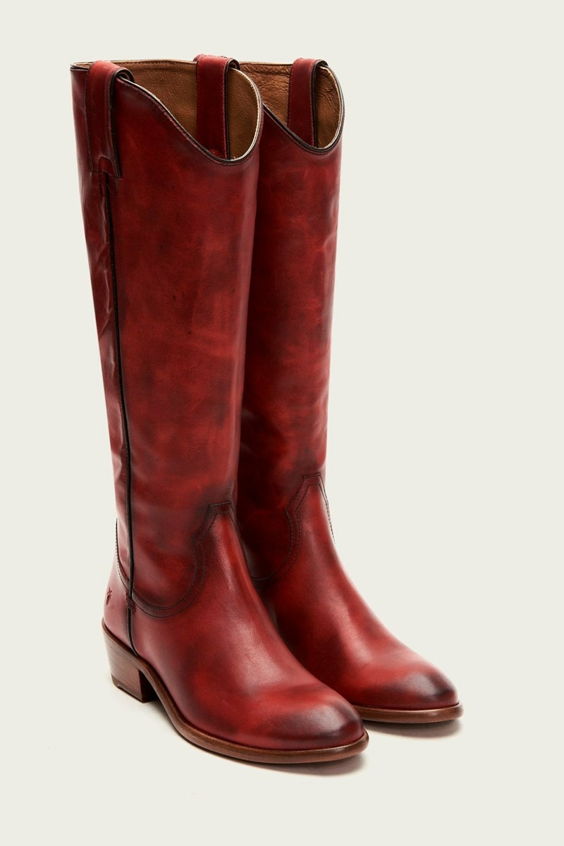 Red Frye Carson Pull On Women Knee-high Boots | JAKE10479