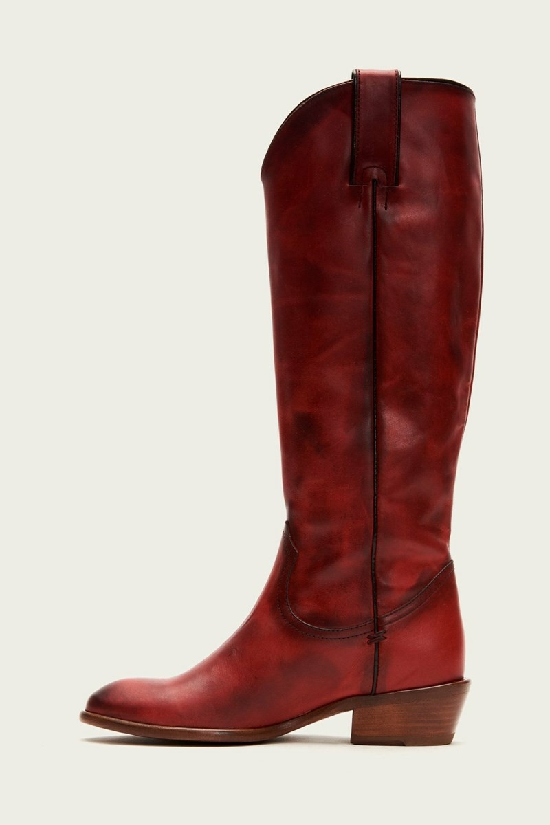 Red Frye Carson Pull On Women Knee-high Boots | JAKE10479