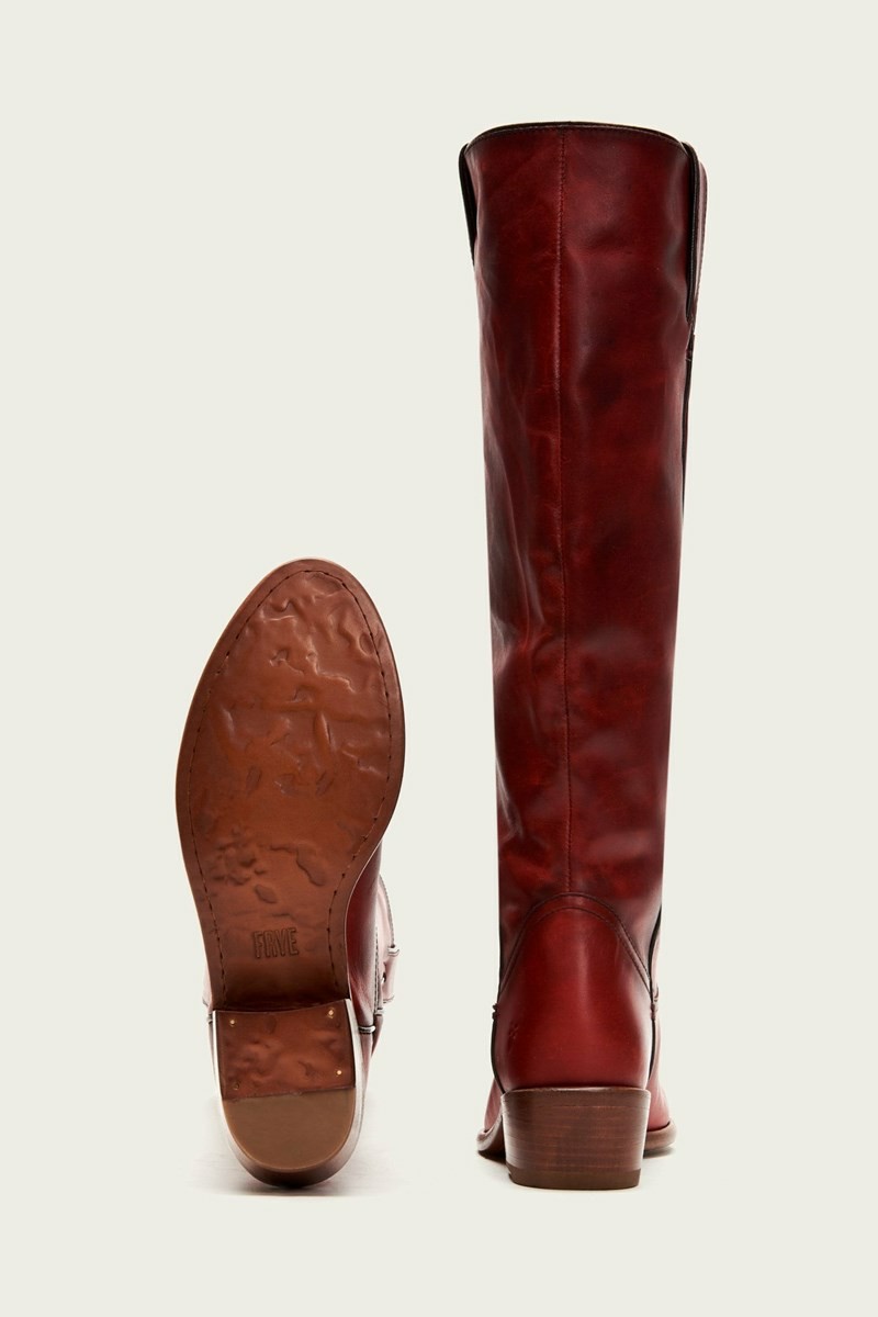 Red Frye Carson Pull On Women Knee-high Boots | JAKE10479