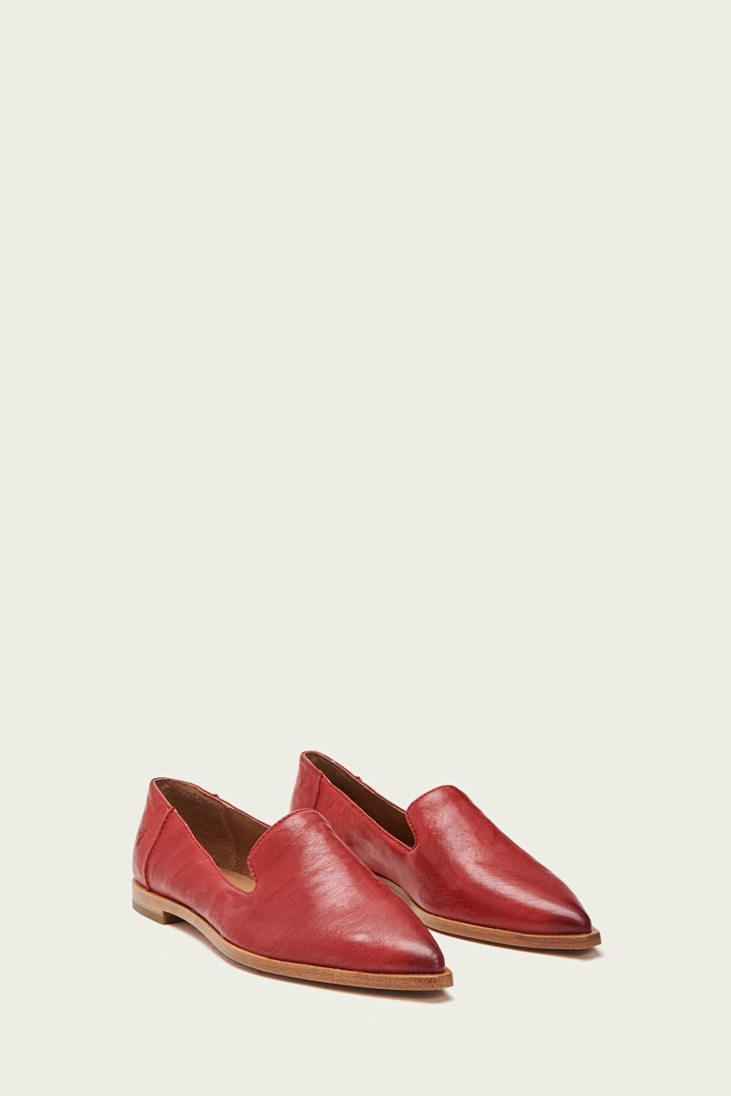 Red Frye Kenzie Venetian Women Flats | JYWD03465