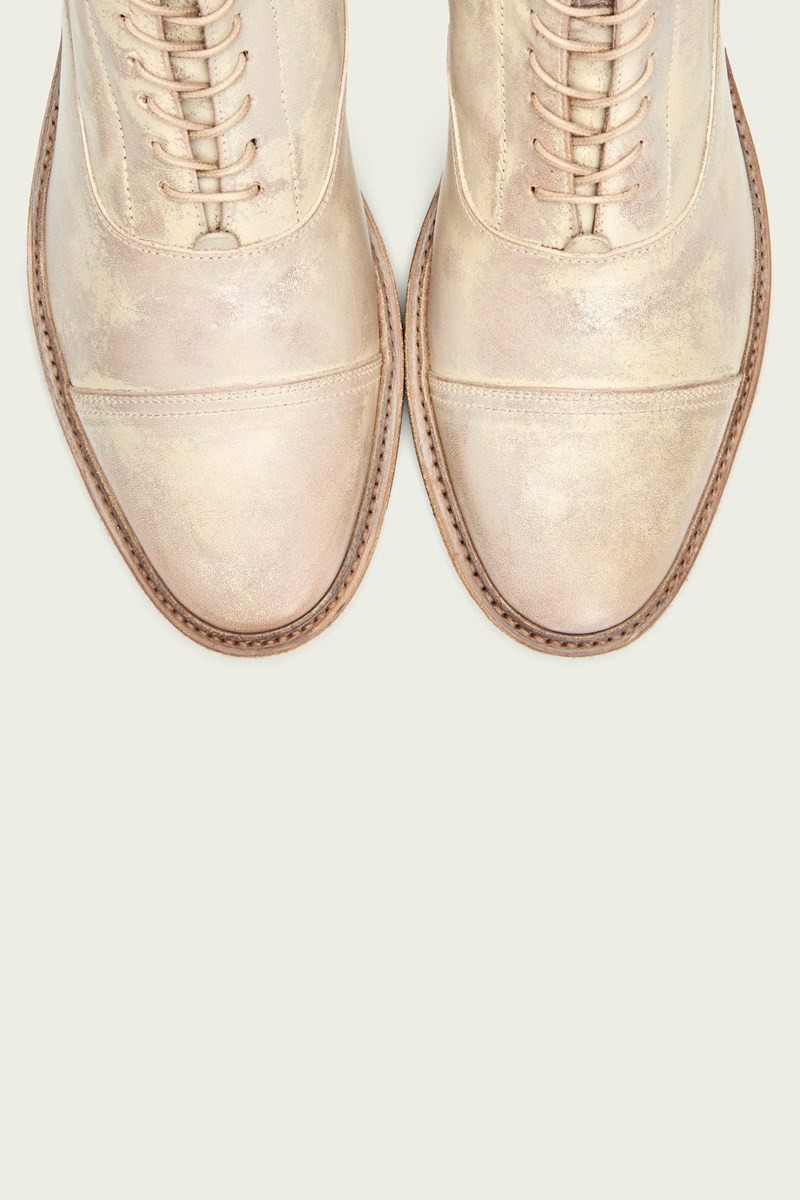 White Frye Paul Lace Up Men Dress Shoes | PRDH10493