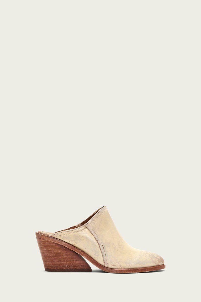 White Frye Serena Women Mules | UIJD92764