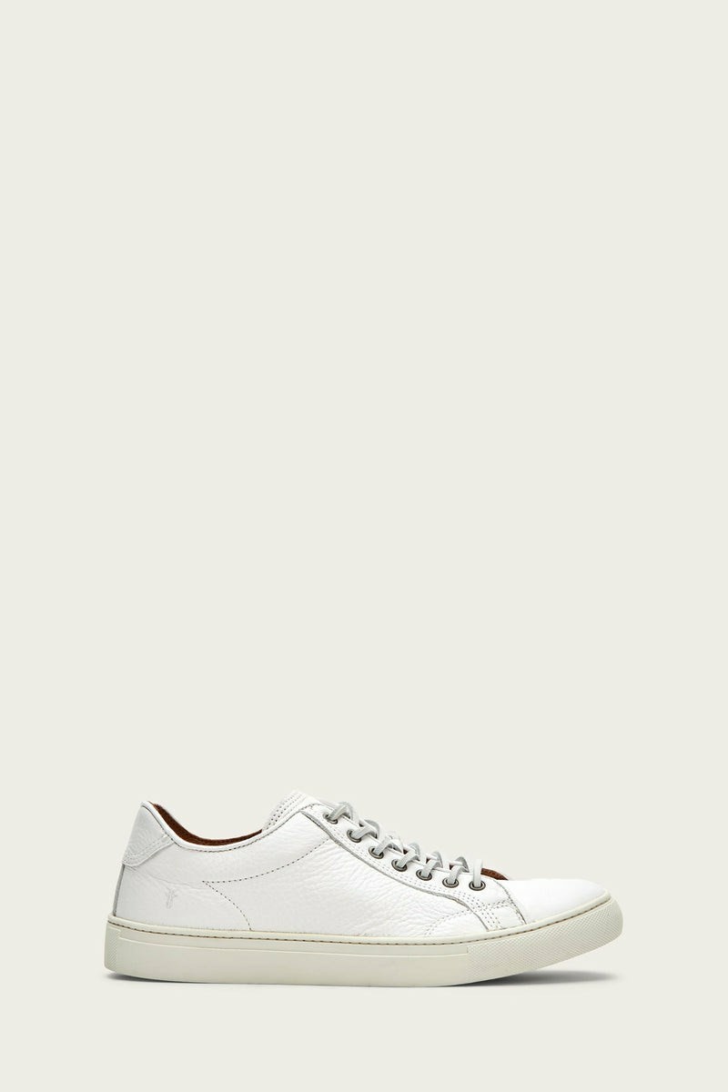 White Frye Walker Low Men Sneakers | TCDR46859