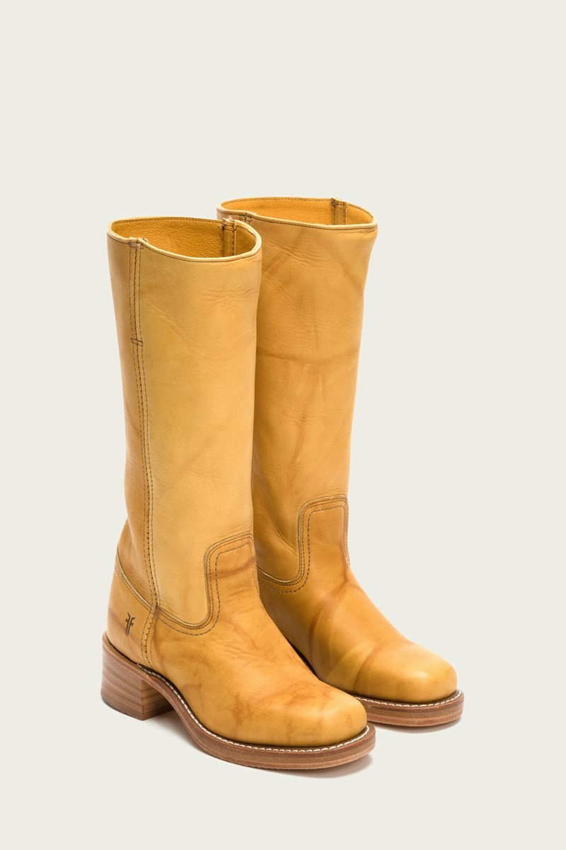 Yellow Frye Campus 14L Women Knee-high Boots | JZXT47210